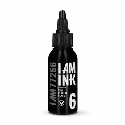 TATTOO FARBE I AM INK - TRUE PIGMENT BLACK #6