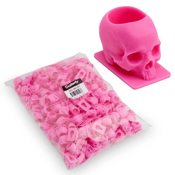 SAFERLY SKULL INK CUPS